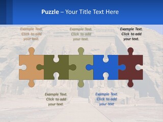 Egypt Landmark Ruins PowerPoint Template