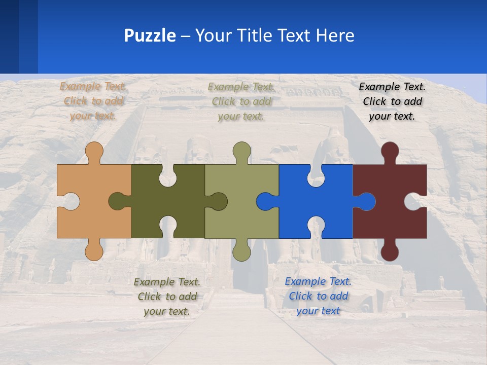Egypt Landmark Ruins PowerPoint Template