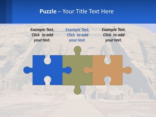 Egypt Landmark Ruins PowerPoint Template