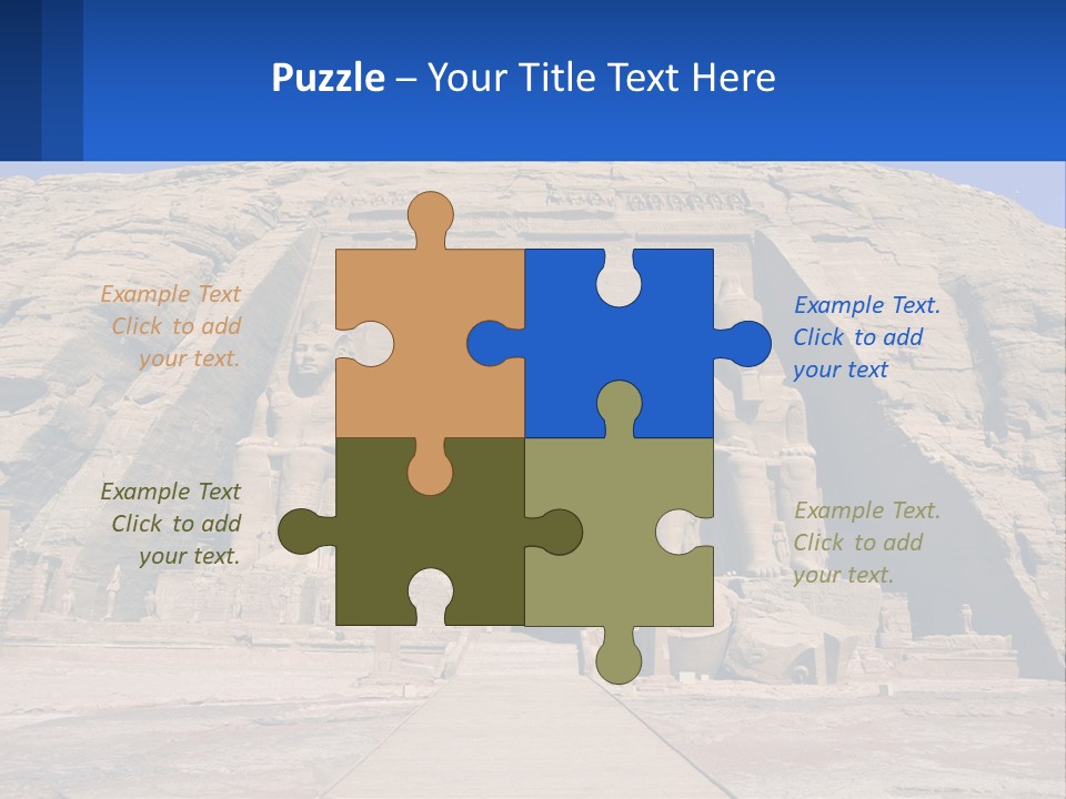 Egypt Landmark Ruins PowerPoint Template