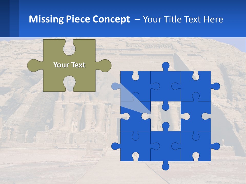 Egypt Landmark Ruins PowerPoint Template