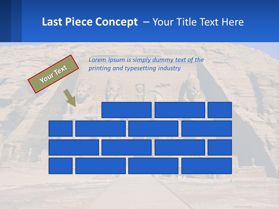 Egypt Landmark Ruins PowerPoint Template