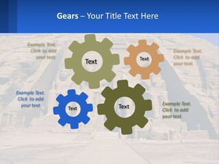 Egypt Landmark Ruins PowerPoint Template