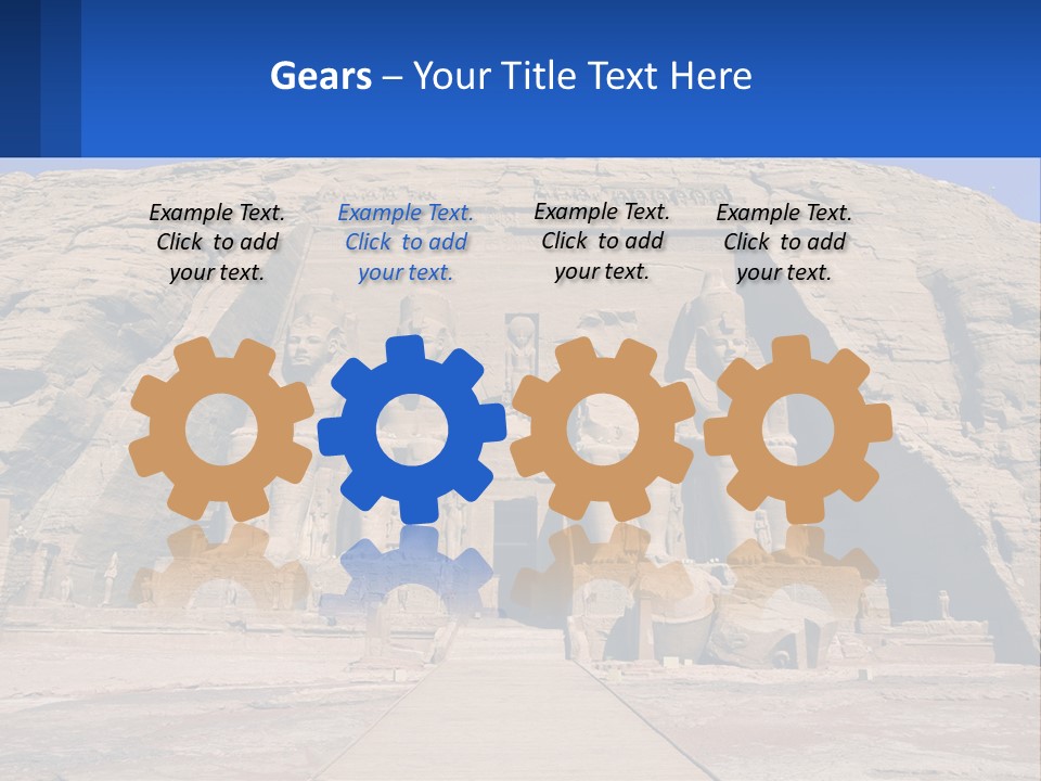Egypt Landmark Ruins PowerPoint Template