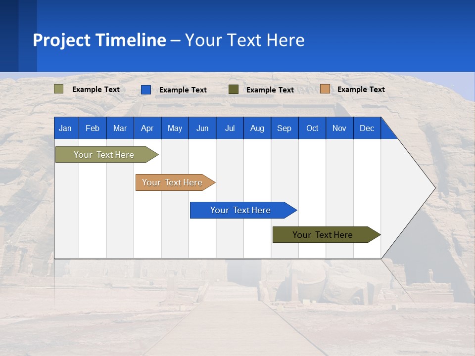 Egypt Landmark Ruins PowerPoint Template