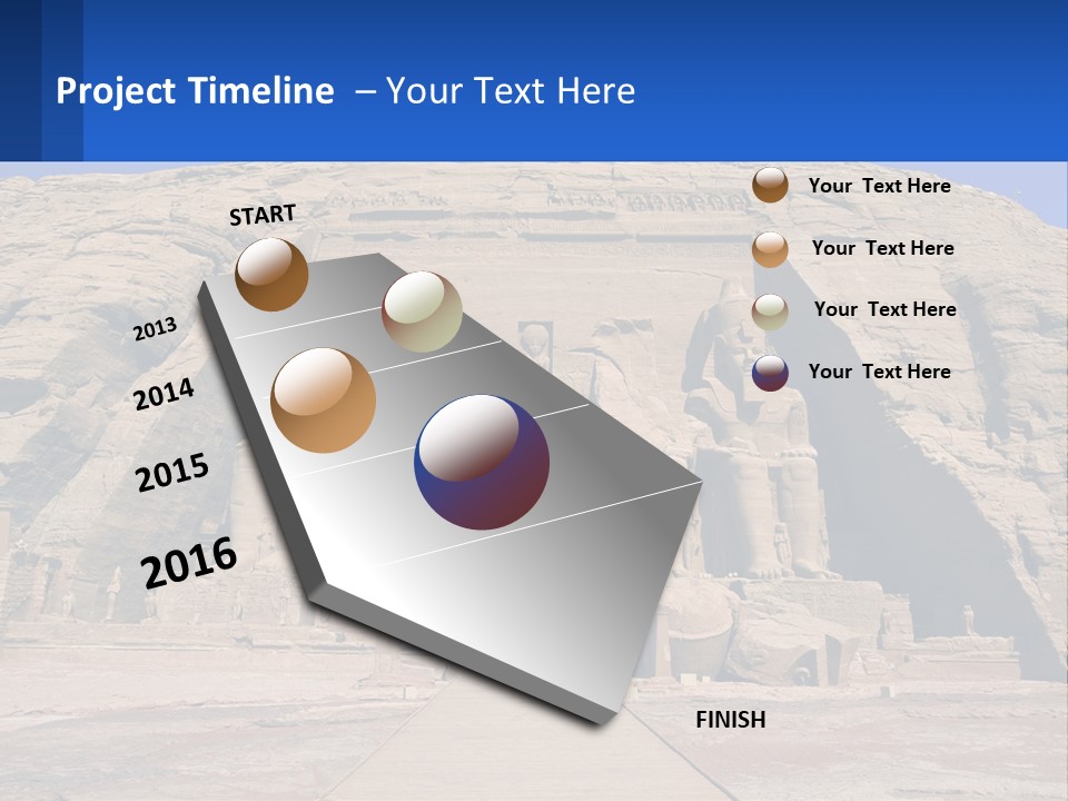 Egypt Landmark Ruins PowerPoint Template