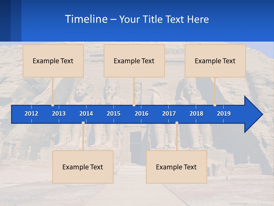 Egypt Landmark Ruins PowerPoint Template