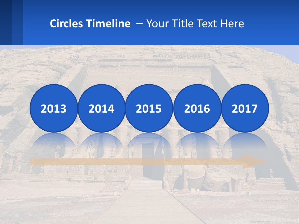 Egypt Landmark Ruins PowerPoint Template