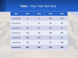Egypt Landmark Ruins PowerPoint Template