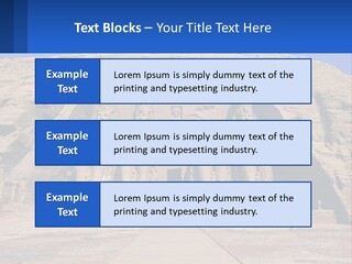 Egypt Landmark Ruins PowerPoint Template