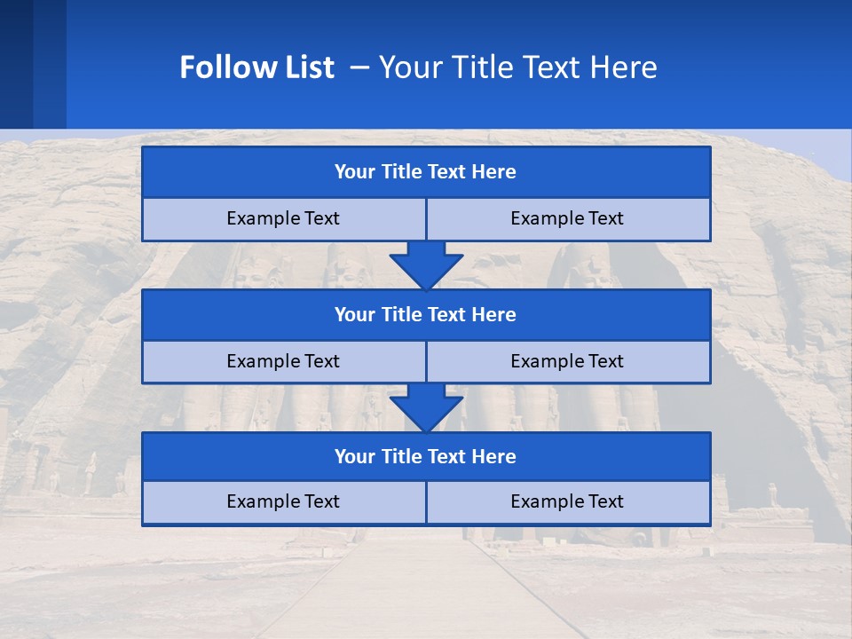 Egypt Landmark Ruins PowerPoint Template
