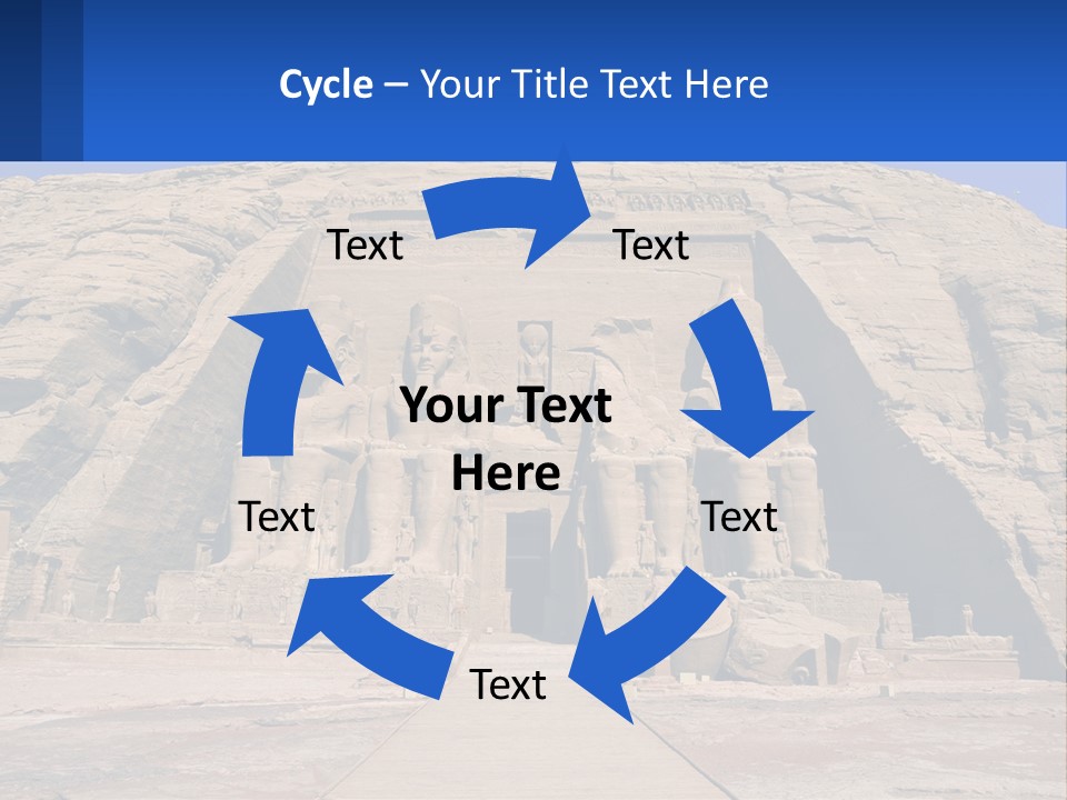 Egypt Landmark Ruins PowerPoint Template