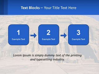Egypt Landmark Ruins PowerPoint Template