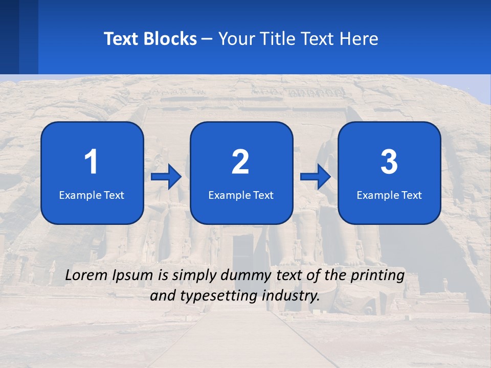 Egypt Landmark Ruins PowerPoint Template