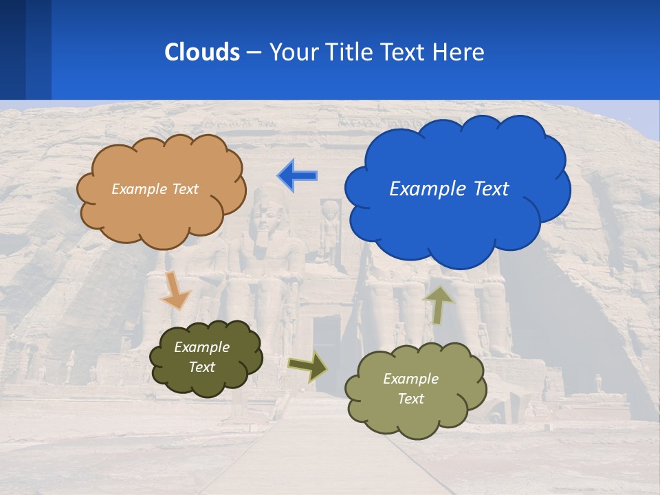 Egypt Landmark Ruins PowerPoint Template