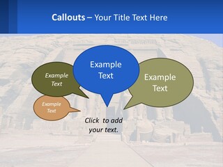 Egypt Landmark Ruins PowerPoint Template