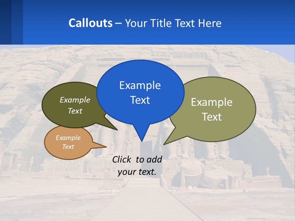 Egypt Landmark Ruins PowerPoint Template