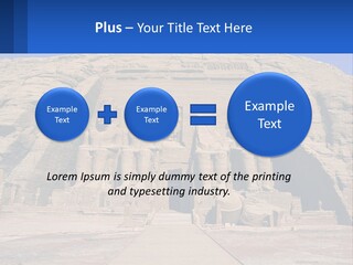 Egypt Landmark Ruins PowerPoint Template