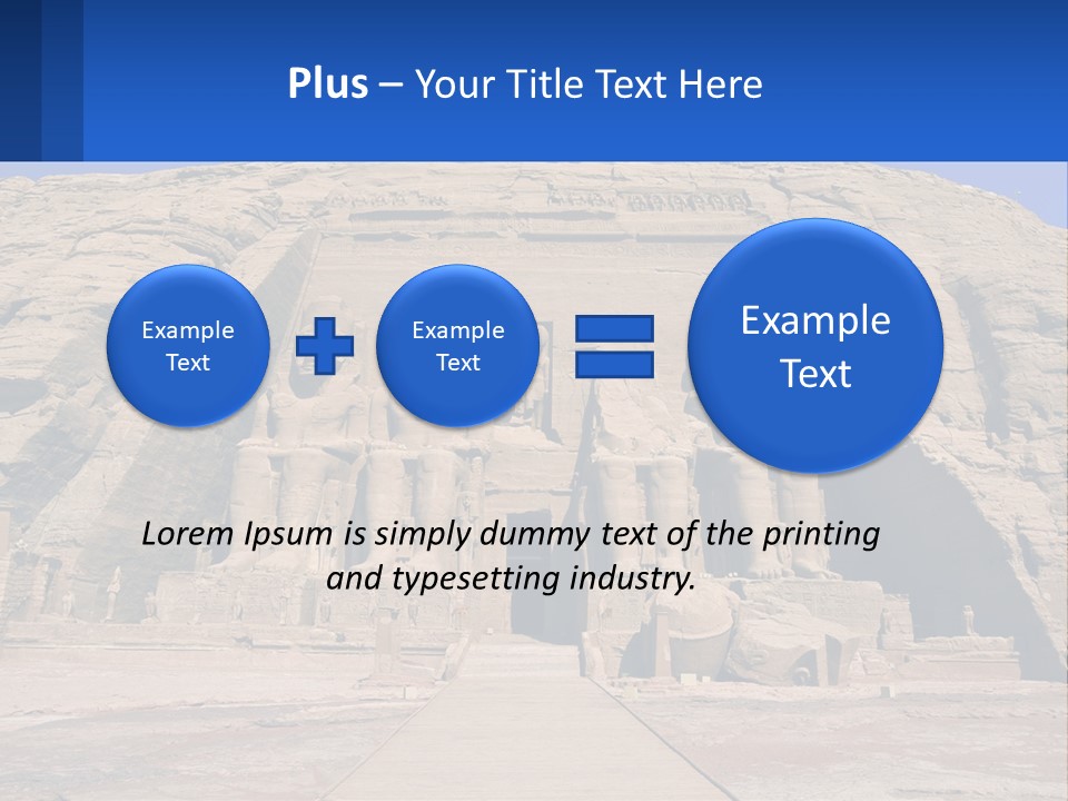 Egypt Landmark Ruins PowerPoint Template