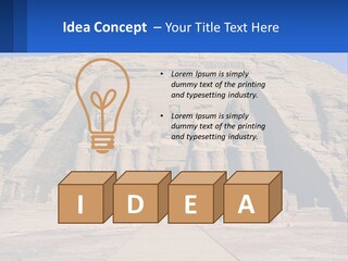 Egypt Landmark Ruins PowerPoint Template