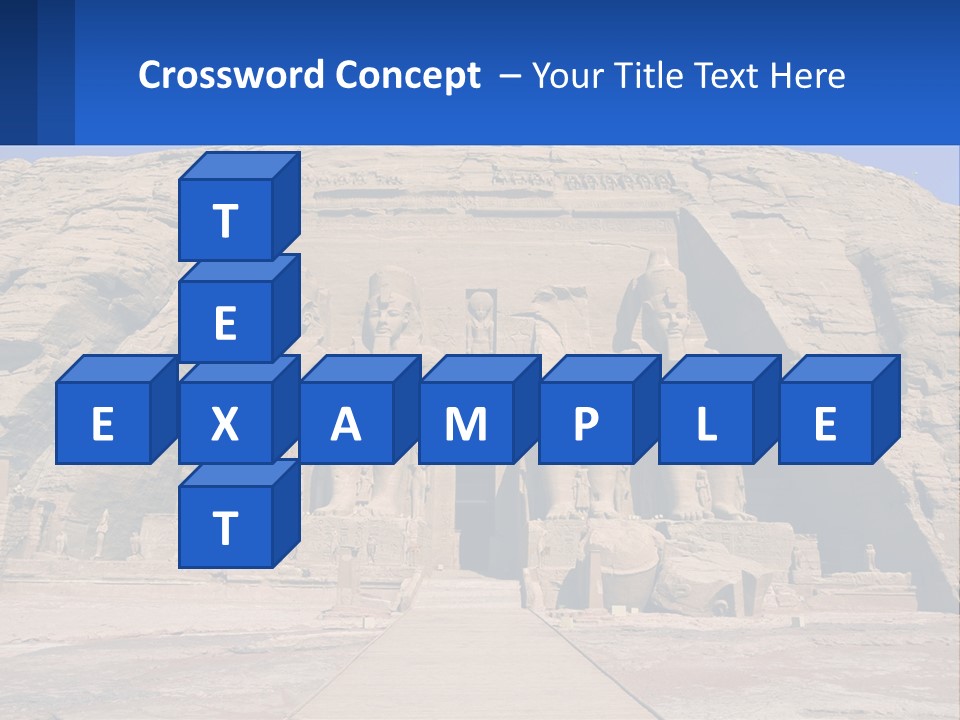 Egypt Landmark Ruins PowerPoint Template