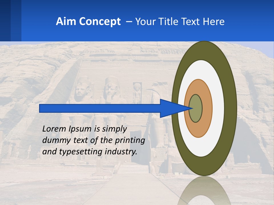 Egypt Landmark Ruins PowerPoint Template