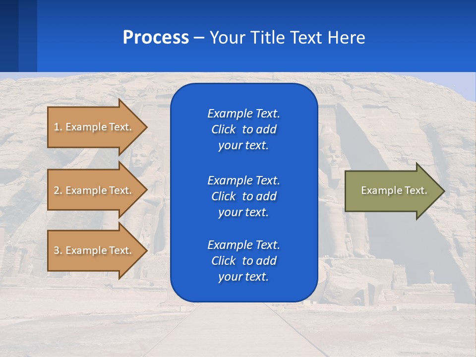 Egypt Landmark Ruins PowerPoint Template