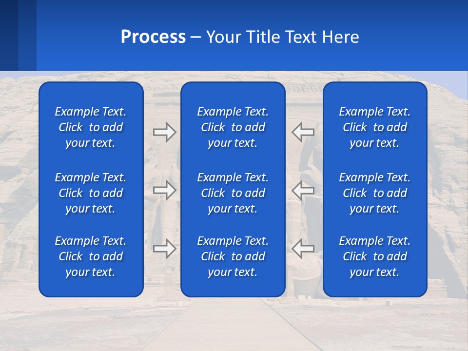 Egypt Landmark Ruins PowerPoint Template