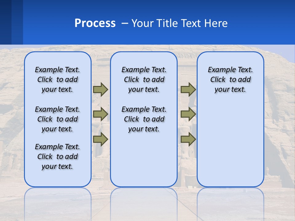 Egypt Landmark Ruins PowerPoint Template