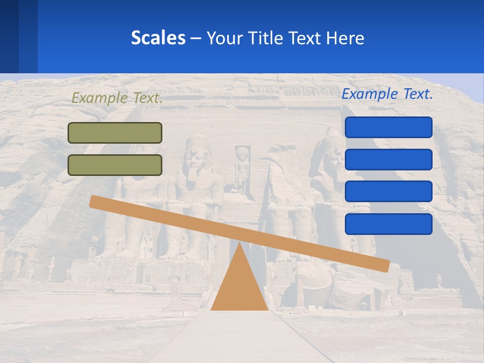 Egypt Landmark Ruins PowerPoint Template