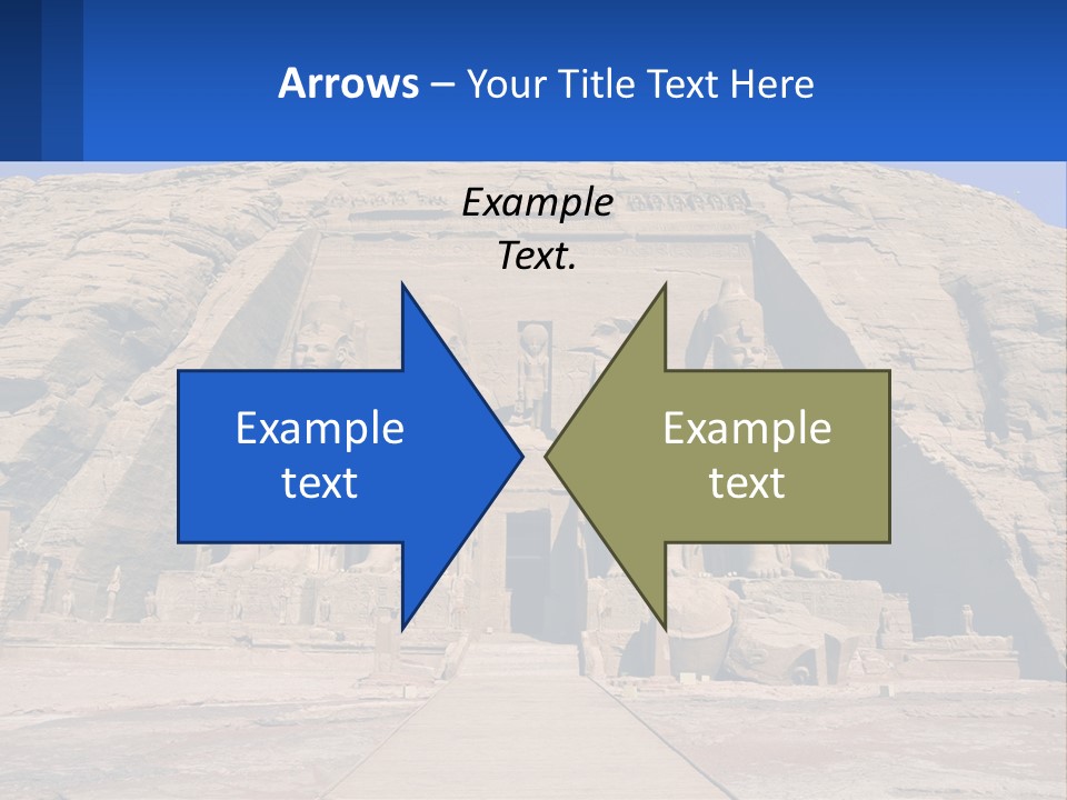 Egypt Landmark Ruins PowerPoint Template