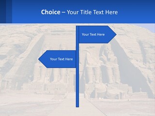 Egypt Landmark Ruins PowerPoint Template