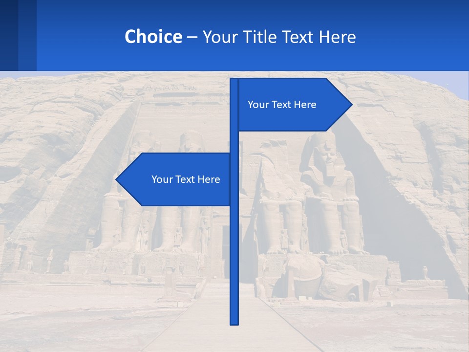 Egypt Landmark Ruins PowerPoint Template