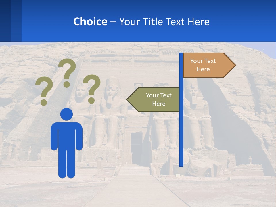 Egypt Landmark Ruins PowerPoint Template