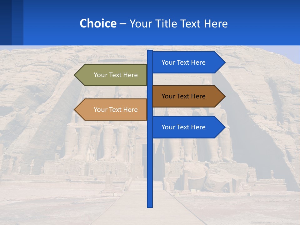 Egypt Landmark Ruins PowerPoint Template