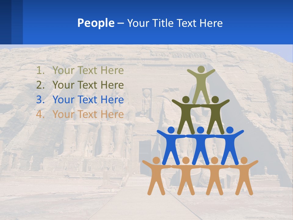 Egypt Landmark Ruins PowerPoint Template