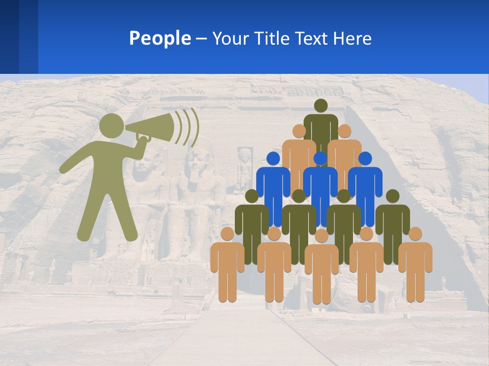 Egypt Landmark Ruins PowerPoint Template