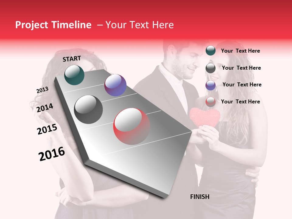 Design Lover Embracing PowerPoint Template