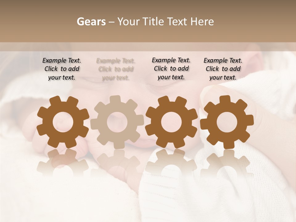 Childhood Newborn Child PowerPoint Template