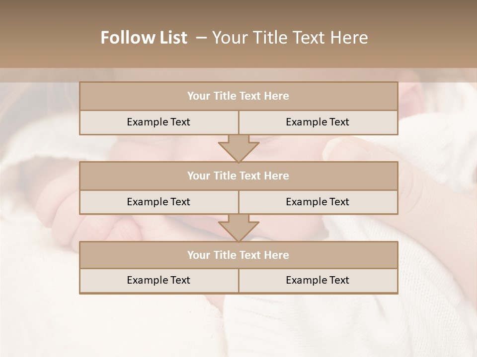 Childhood Newborn Child PowerPoint Template