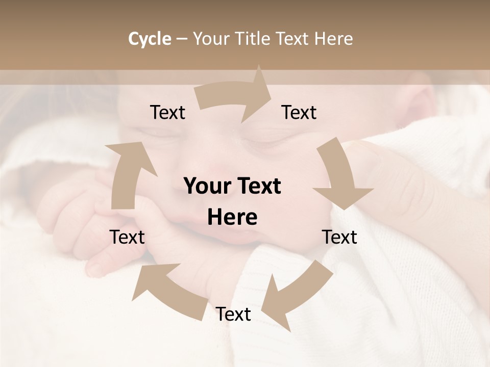 Childhood Newborn Child PowerPoint Template