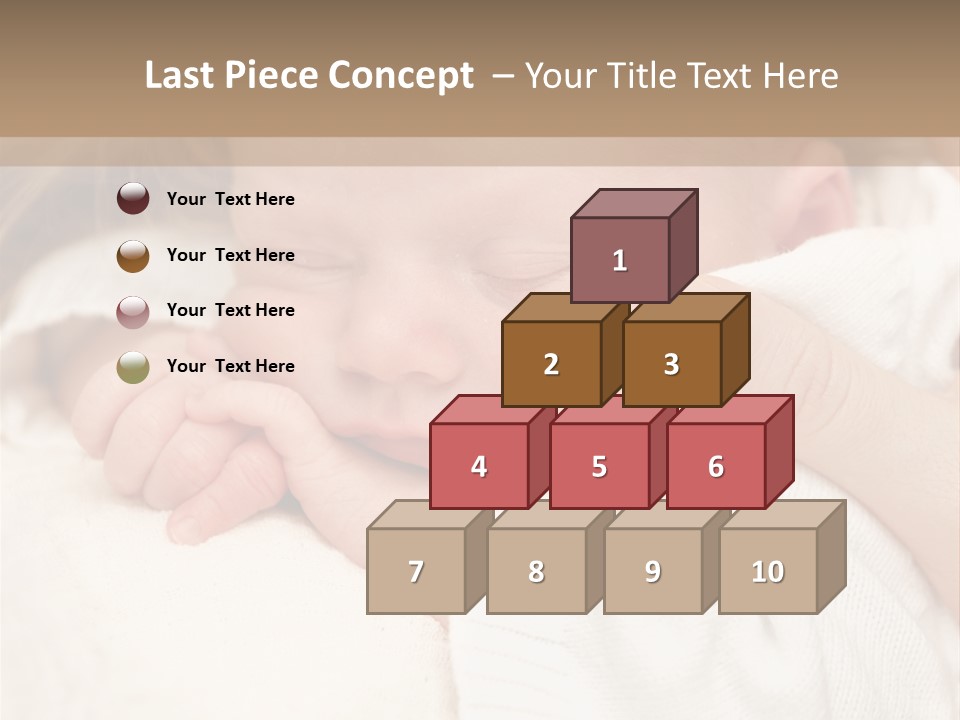 Childhood Newborn Child PowerPoint Template
