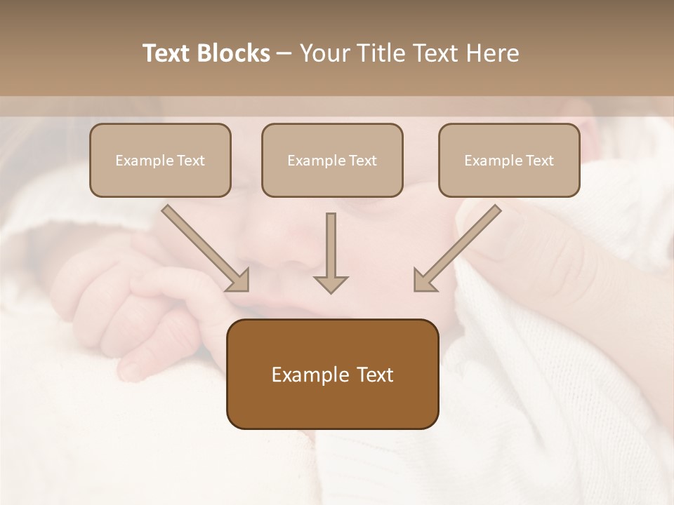 Childhood Newborn Child PowerPoint Template