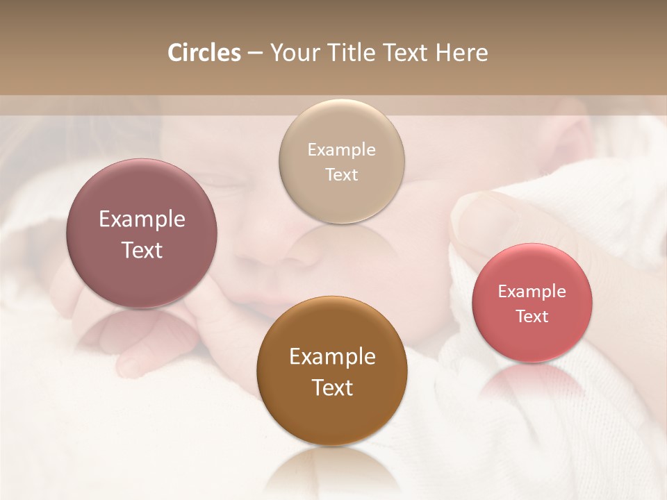 Childhood Newborn Child PowerPoint Template