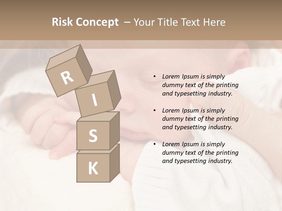 Childhood Newborn Child PowerPoint Template