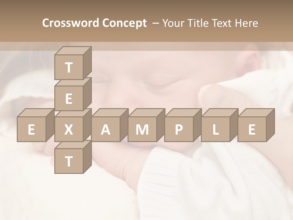 Childhood Newborn Child PowerPoint Template