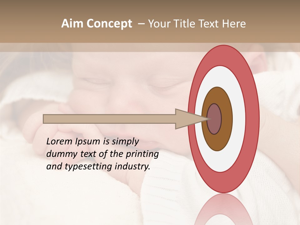 Childhood Newborn Child PowerPoint Template