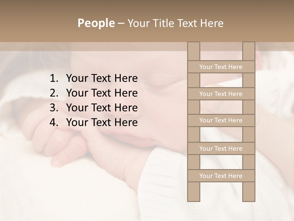 Childhood Newborn Child PowerPoint Template