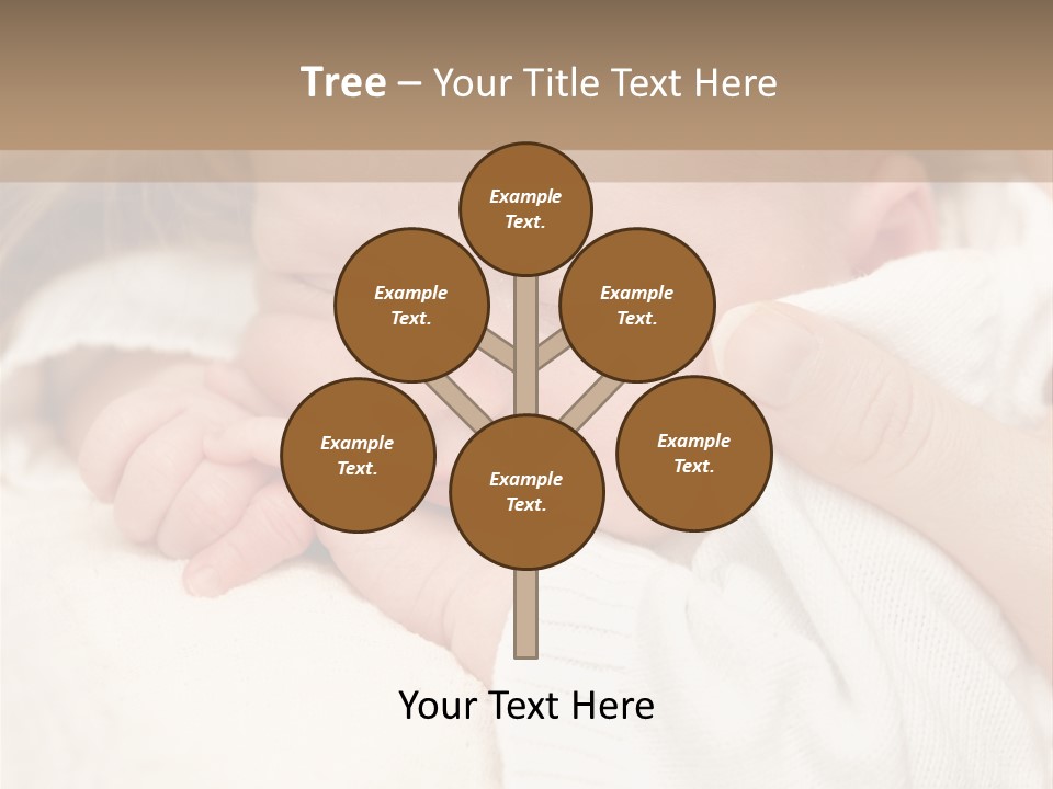 Childhood Newborn Child PowerPoint Template