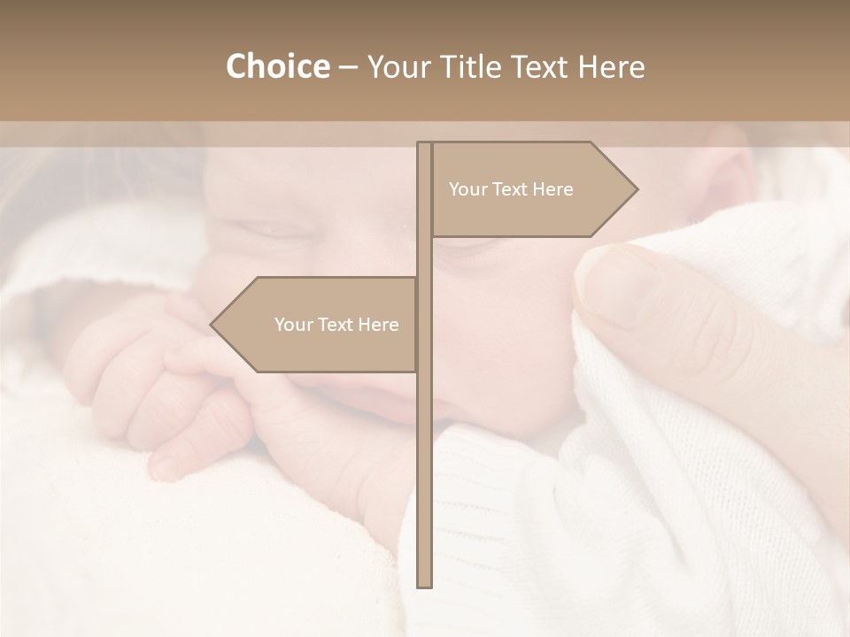 Childhood Newborn Child PowerPoint Template